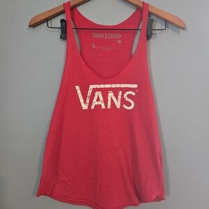 Vans Women's Red Tank Top